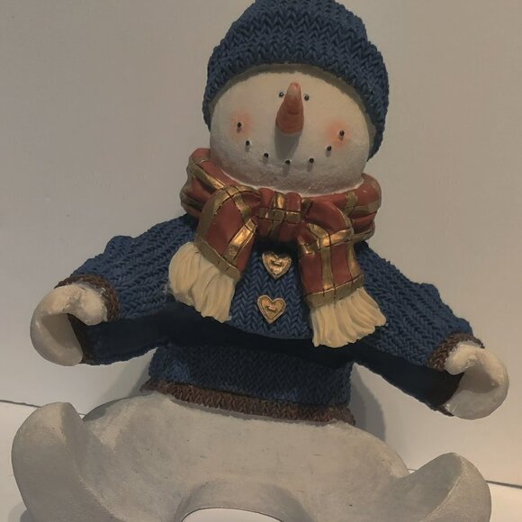 Other - A Happy Large Snowman, Arms Extended Welcoming Your Guests with Xmas Treats.